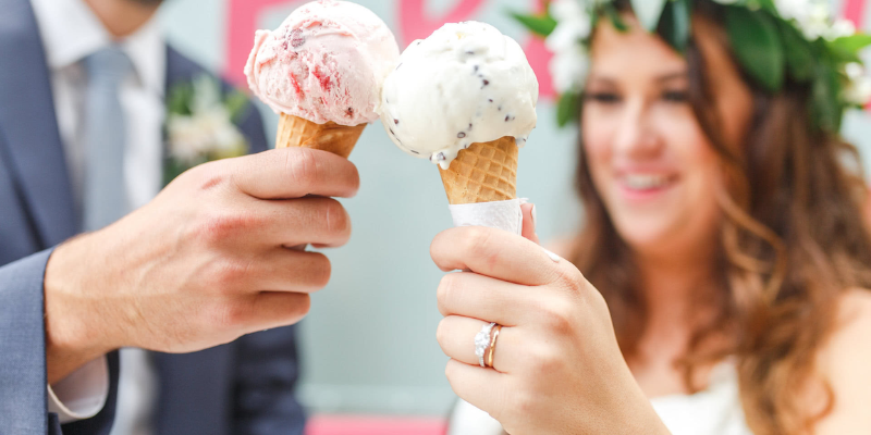 Spring Wedding Catering | Irvey's Ice Cream